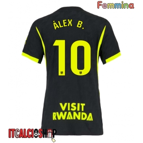 Atletico Madrid Alex Baena #10 Seconda Maglia Femmina 2026-27 Manica Corta